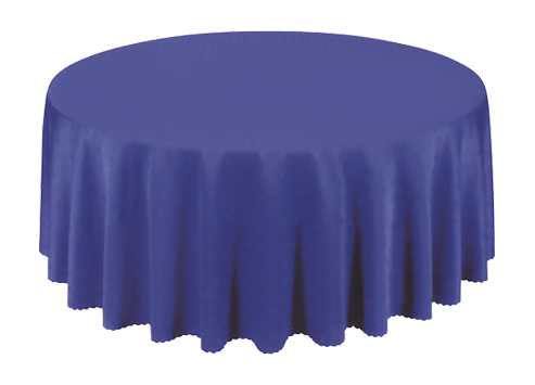 丸クロス ９０ １２０卓用 ロイヤルブルー 食器レンタル パーティー用品レンタルはファースト メイトへ